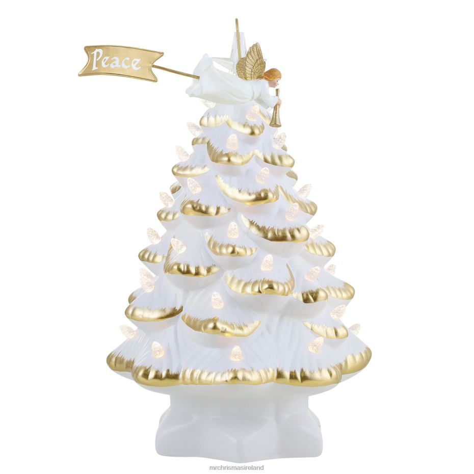 Mr. Christmas Decoration 14" Animated Nostalgic Ceramic Tree-Angel 000XL199