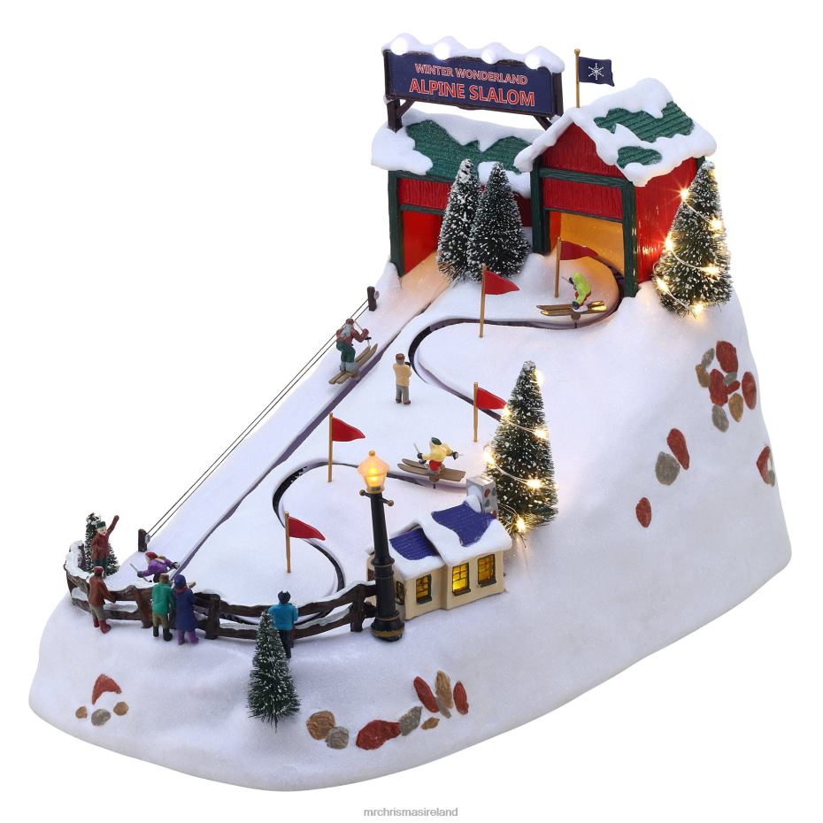 Mr. Christmas Decoration 15" Winter Wonderland Alpine Slalom 000XL201