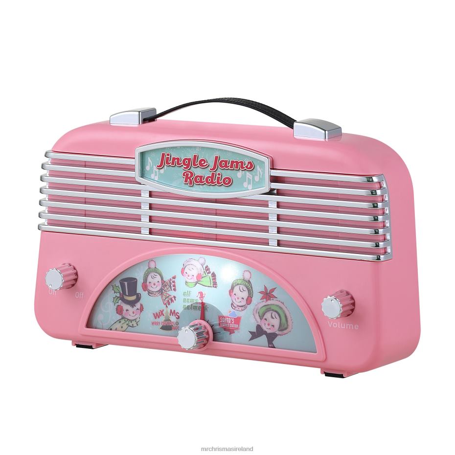 Mr. Christmas Decoration Retro Jingle Jams Radio-Pink 000XL230