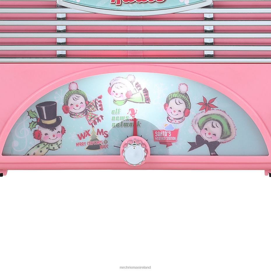 Mr. Christmas Decoration Retro Jingle Jams Radio-Pink 000XL230