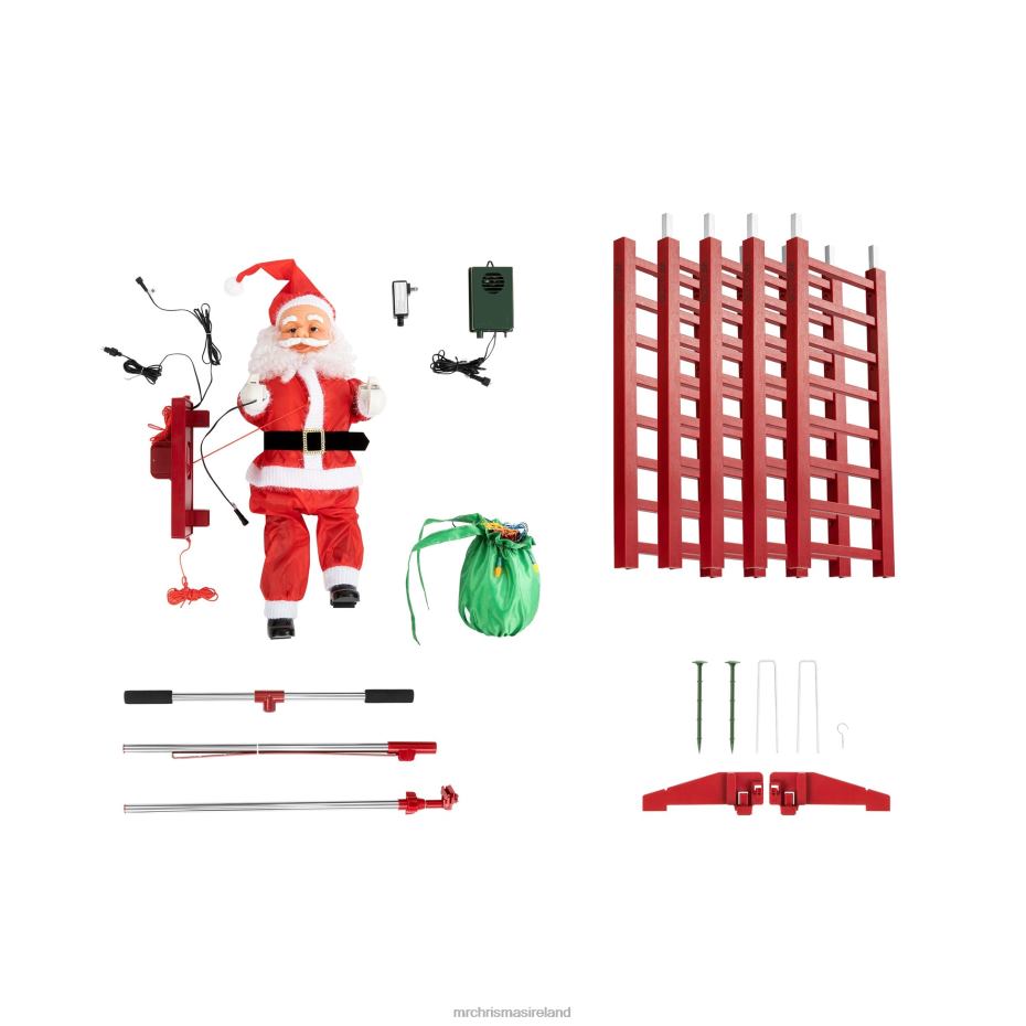 Mr. Christmas Decoration 10' Outdoor Animated Super Climbing Santa 000XL32