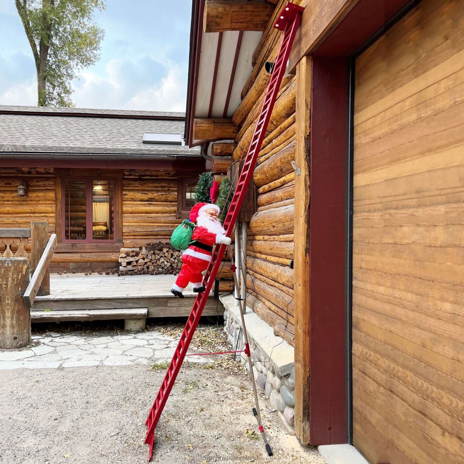 Mr. Christmas Decoration 10' Outdoor Animated Super Climbing Santa 000XL32