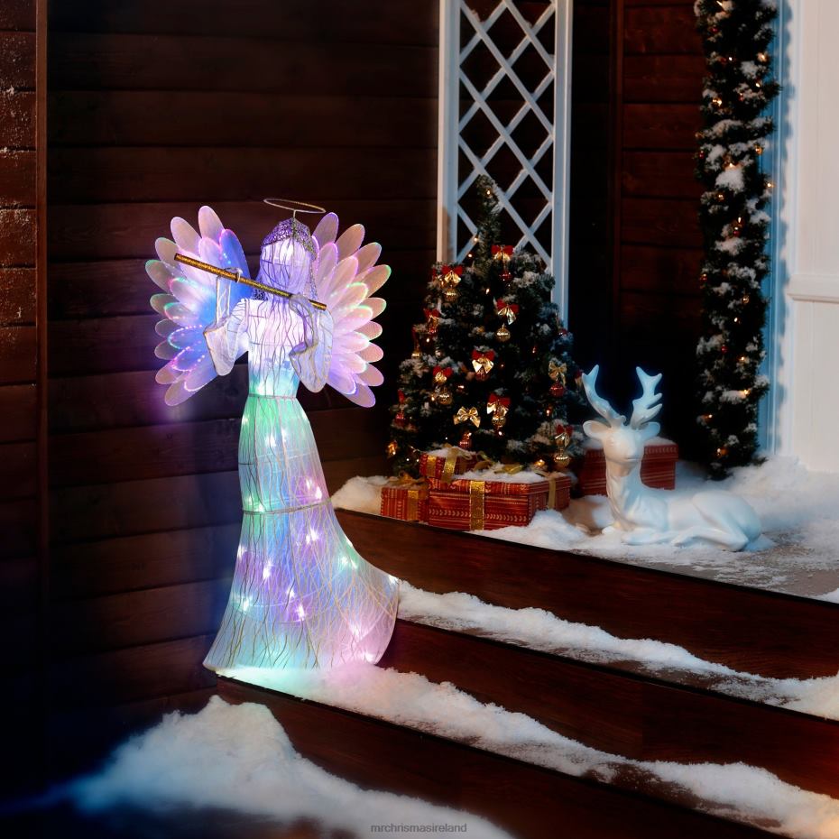 Mr. Christmas Decoration 3' Outdoor Animated Fiber-Optic Angel 000XL172