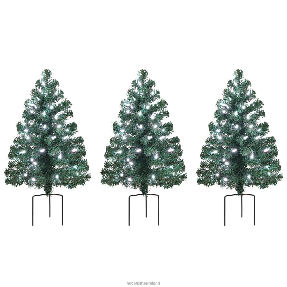 Mr. Christmas Decoration Alexa Enabled Pathway Christmas Trees-RGB Bulbs 000XL262