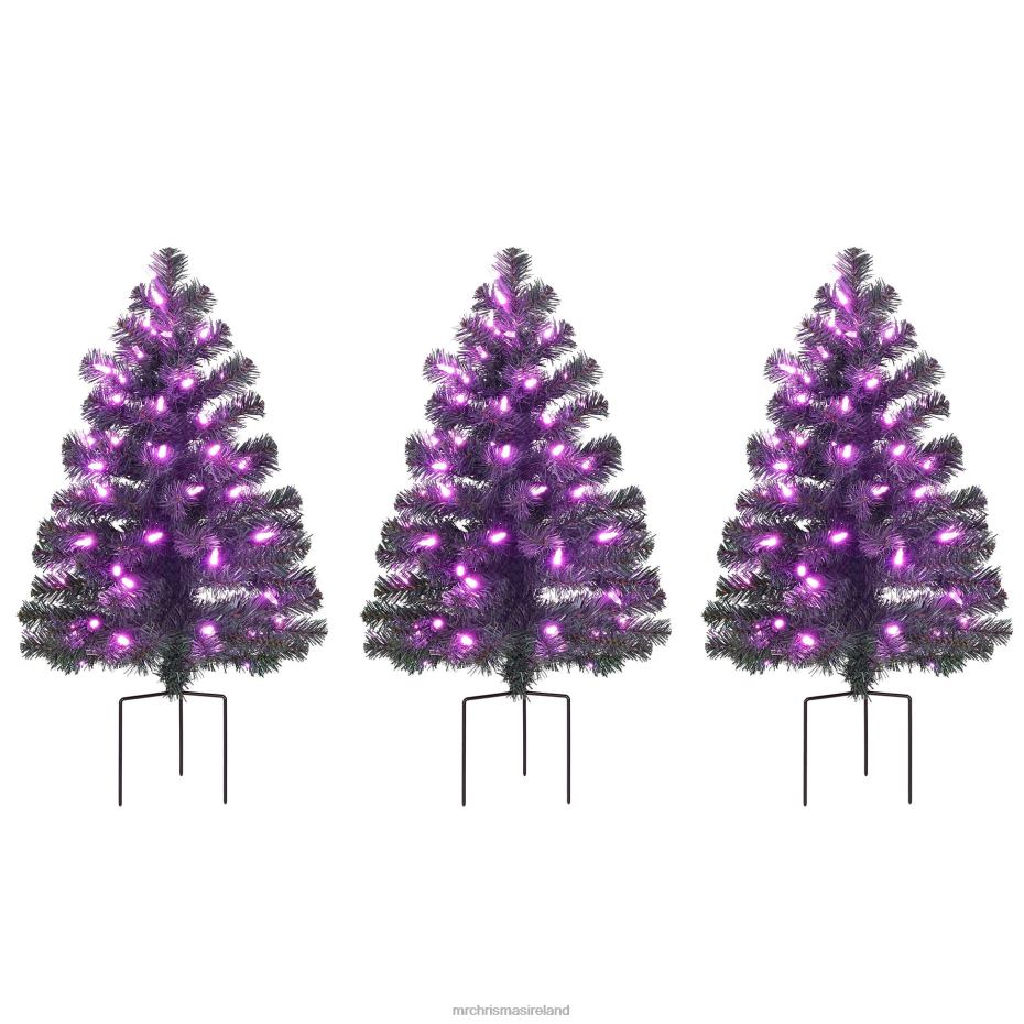 Mr. Christmas Decoration Alexa Enabled Pathway Christmas Trees-RGB Bulbs 000XL262