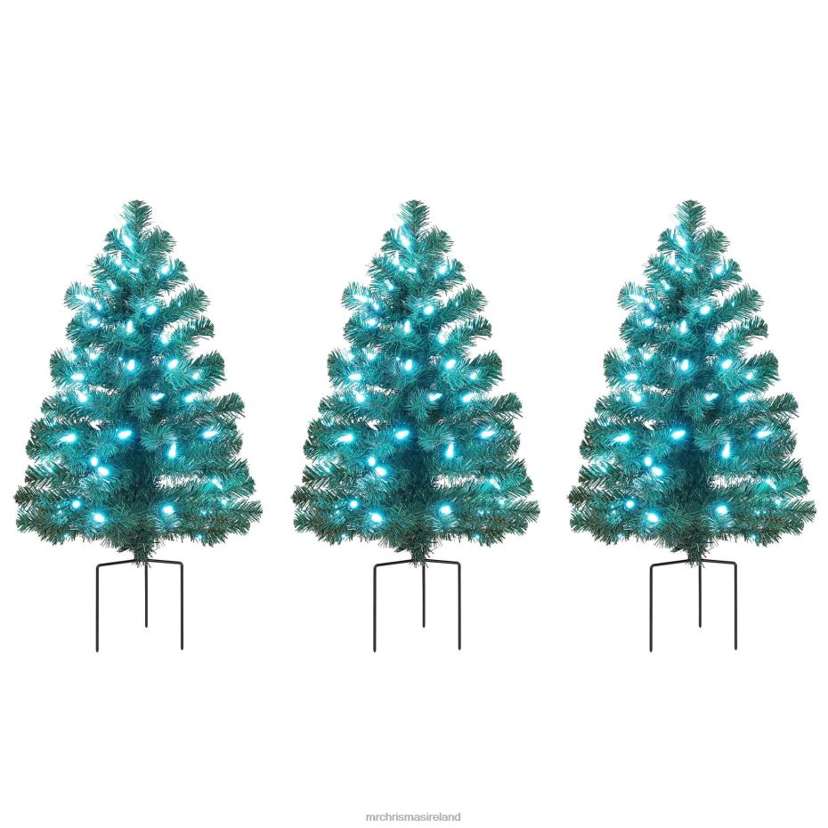Mr. Christmas Decoration Alexa Enabled Pathway Christmas Trees-RGB Bulbs 000XL262
