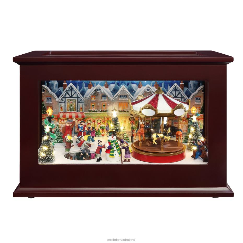Mr. Christmas Decoration 13" Heirloom Christmas Music Box 000XL143
