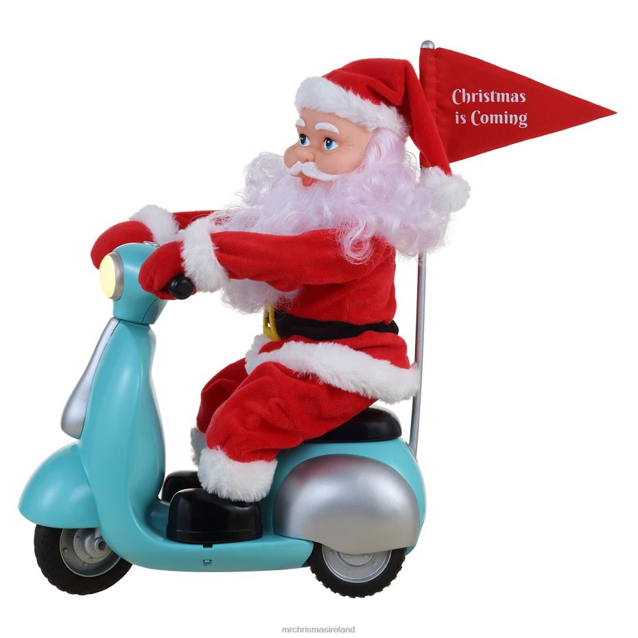 Mr. Christmas Decoration 14.5" Animated Scootin' Santa 000XL139
