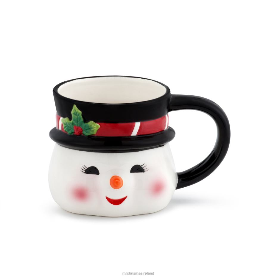 Mr. Christmas Decoration 16oz Nostalgic Ceramic Snowman Mug 000XL76