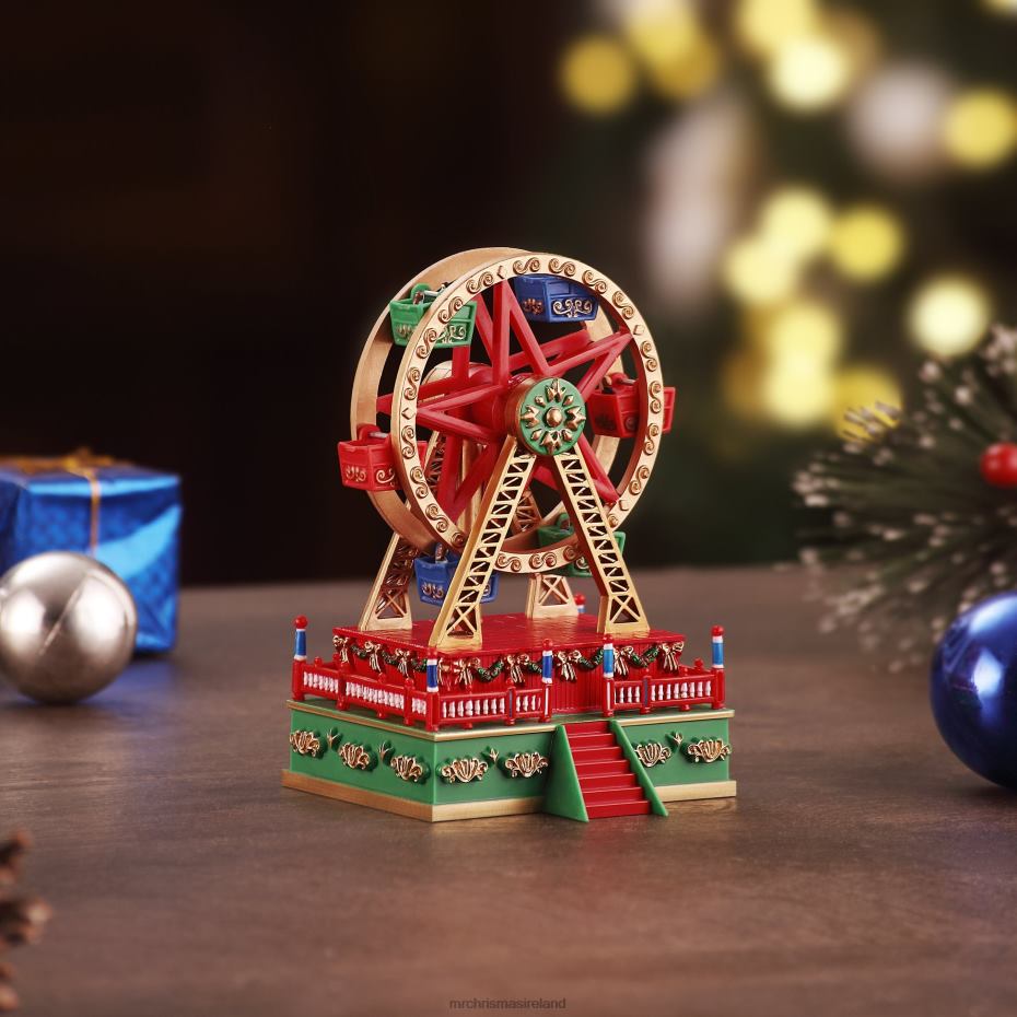 Mr. Christmas Decoration Mini Carnival Music Box-Ferris Wheel 000XL86