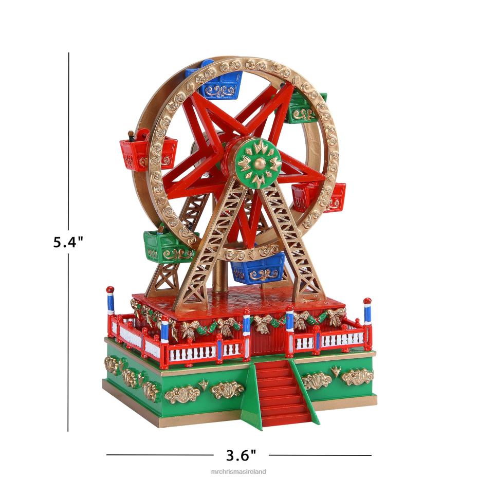 Mr. Christmas Decoration Mini Carnival Music Box-Ferris Wheel 000XL86