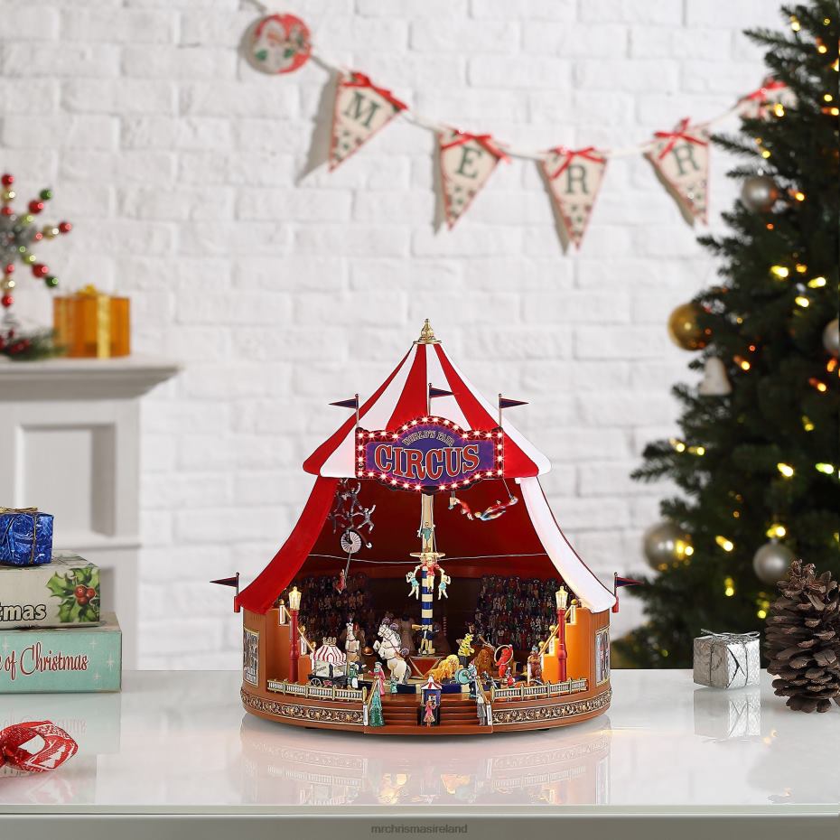 Mr. Christmas Decoration 90th Anniversary Collection-Animated & Musical World's Fair Big Top Circus 000XL1