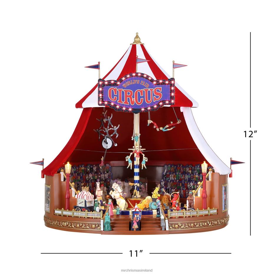 Mr. Christmas Decoration 90th Anniversary Collection-Animated & Musical World's Fair Big Top Circus 000XL1