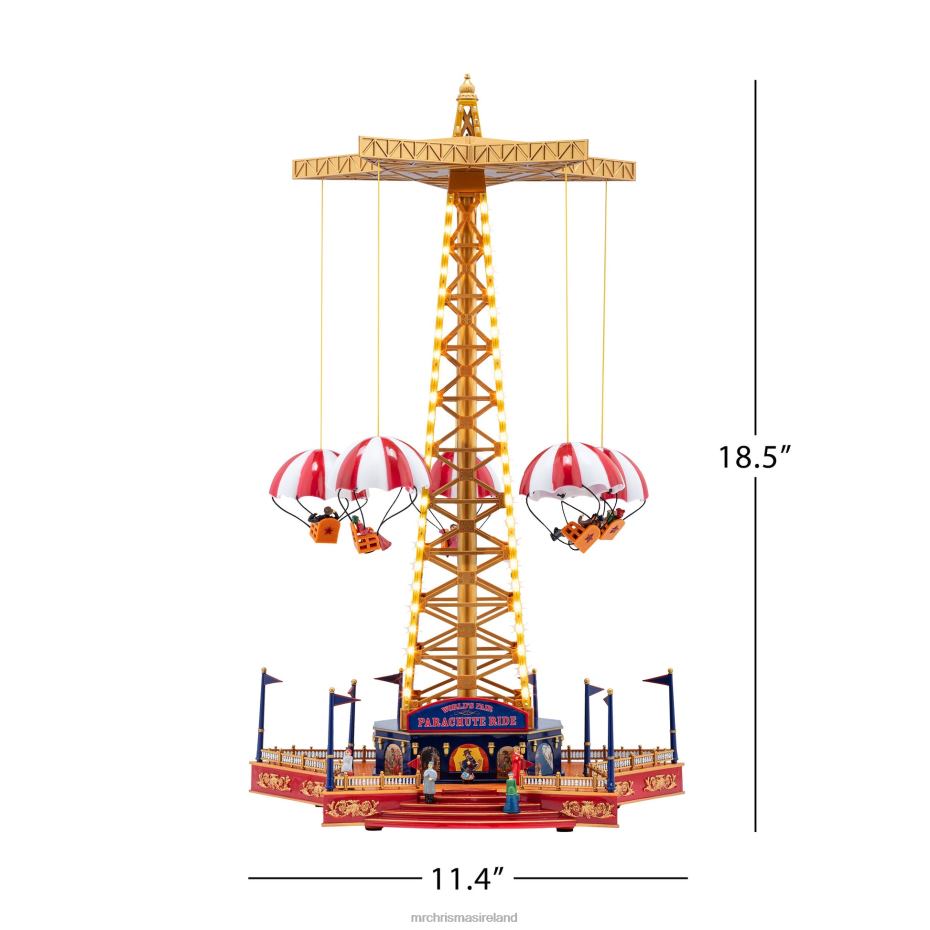 Mr. Christmas Decoration 90th Anniversary Collection-Animated & Musical World's Fair Parachute Ride 000XL3
