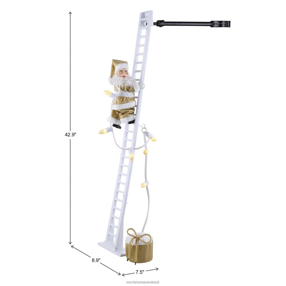 Mr. Christmas Decoration 90th Anniversary Collection-Animated Super Climbing Santa 000XL5