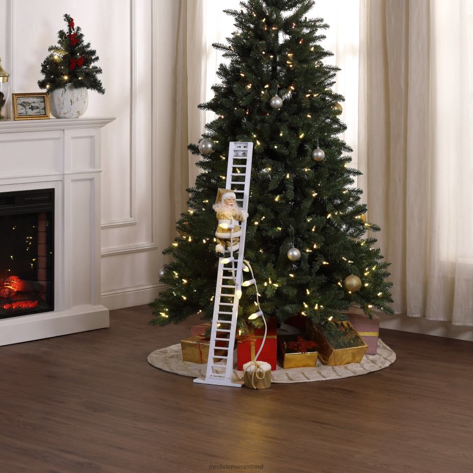 Mr. Christmas Decoration 90th Anniversary Collection-Animated Super Climbing Santa 000XL5