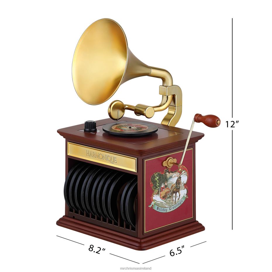 Mr. Christmas Decoration 90th Anniversary Collection-Musical Gramophone 000XL13