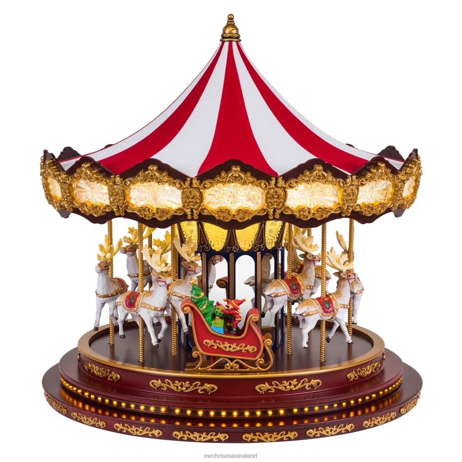 Mr. Christmas Decoration 17" Deluxe Christmas Carousel 000XL25