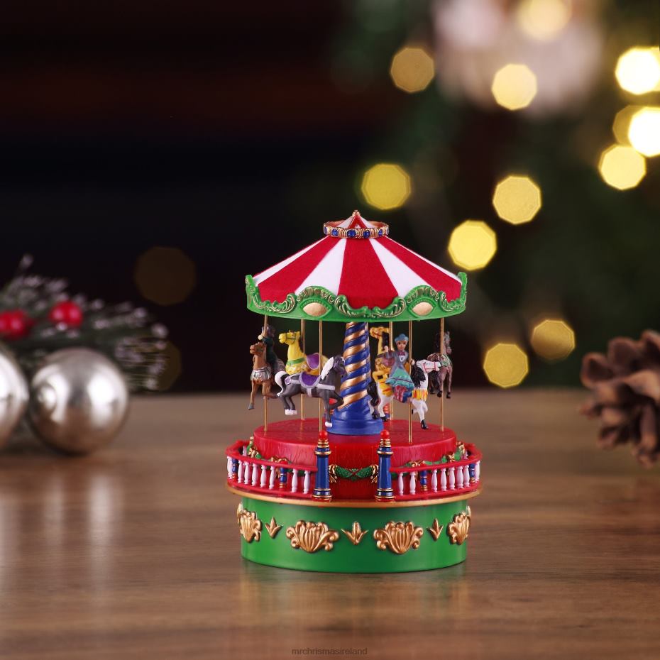 Mr. Christmas Decoration Mini Carnival Music Box-Carousel 000XL29