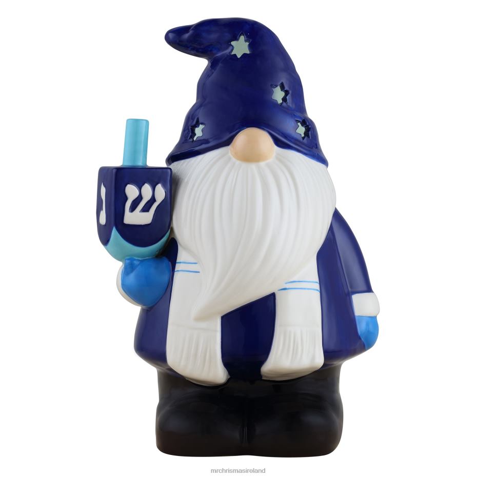 Mr. Christmas Decoration 12" Nostalgic Ceramic Hanukkah Gnome 000XL74