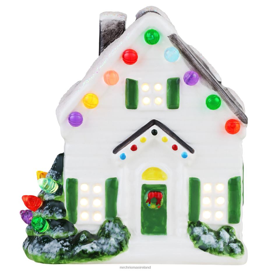 Mr. Christmas Decoration 4.6" Nostalgic Ceramic Village House 000XL50