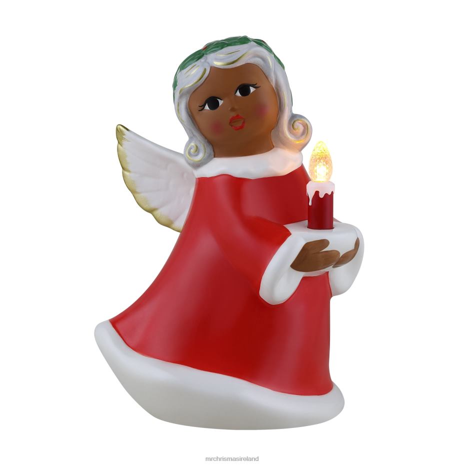 Mr. Christmas Decoration 9" Nostalgic Ceramic Lit Black Angel 000XL62