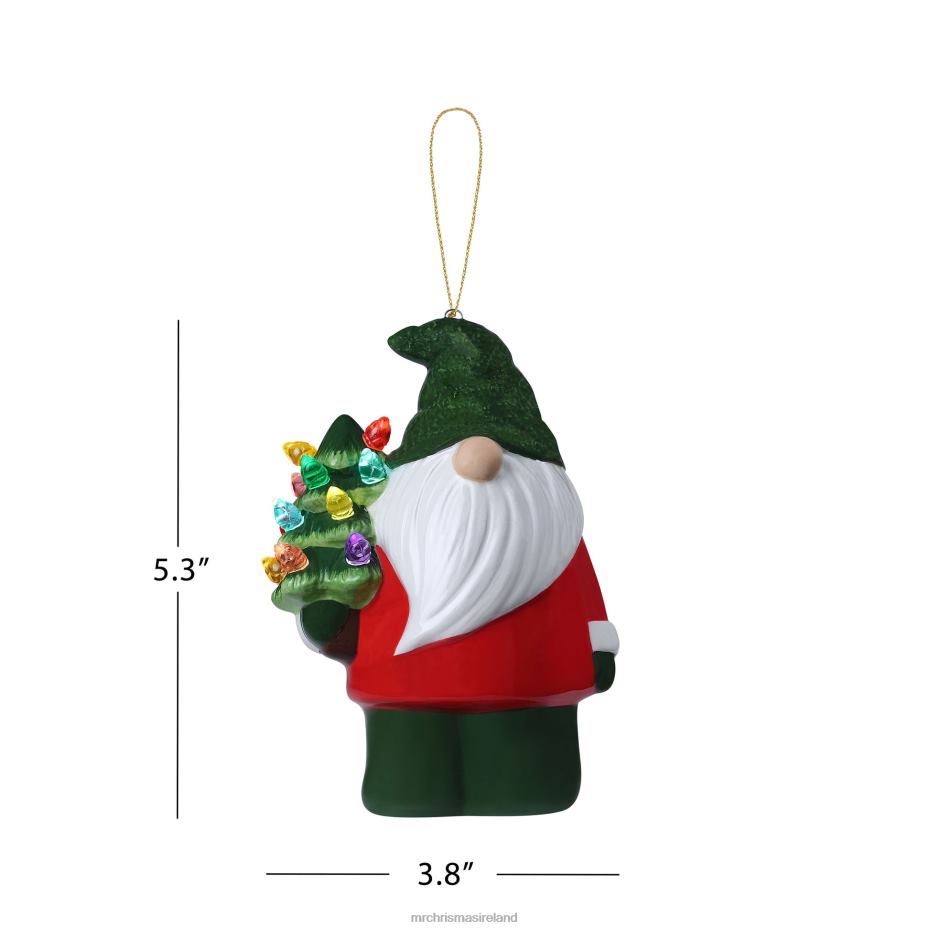 Mr. Christmas Decoration Mini Nostalgic Ceramic Figure-Gnome 000XL71