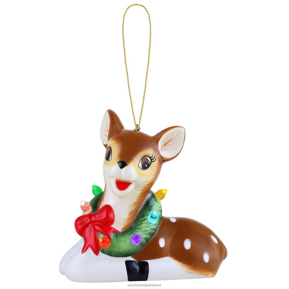 Mr. Christmas Decoration Mini Nostalgic Ceramic Figure-Reindeer 000XL69