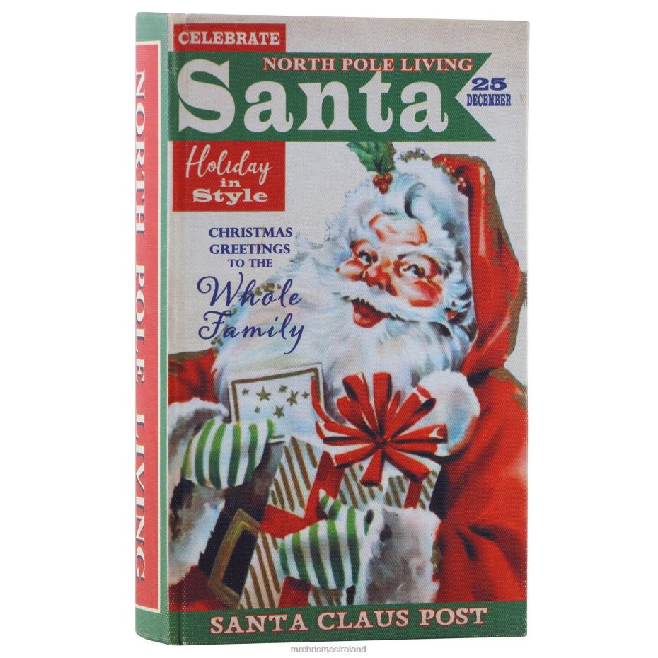 Mr. Christmas Decoration 8.4" Vintage Storage Box-Santa 000XL158