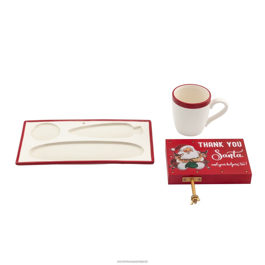 Mr. Christmas Decoration Night Before Christmas Milk and Cookies Serving Set 000XL263