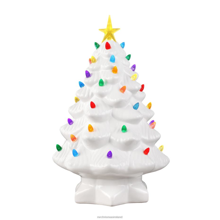 Mr. Christmas Decoration 14" Nostalgic Ceramic Tree-White 000XL236