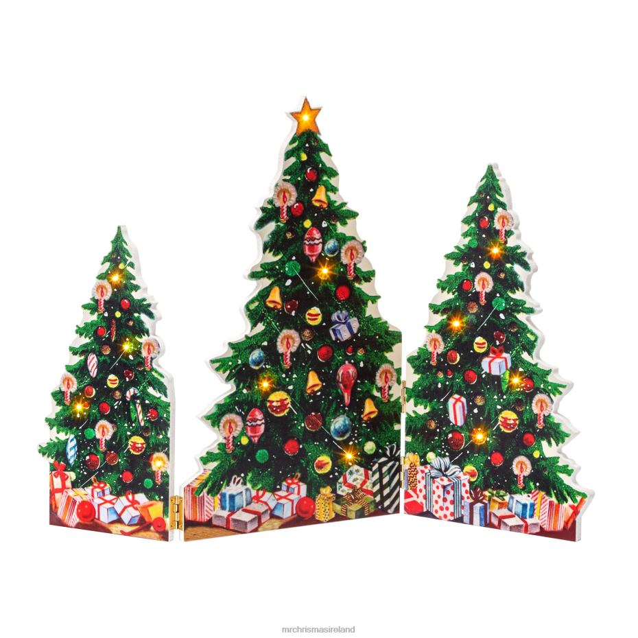 Mr. Christmas Decoration 15" Illuminated Folding Scene-Christmas Trees 000XL153