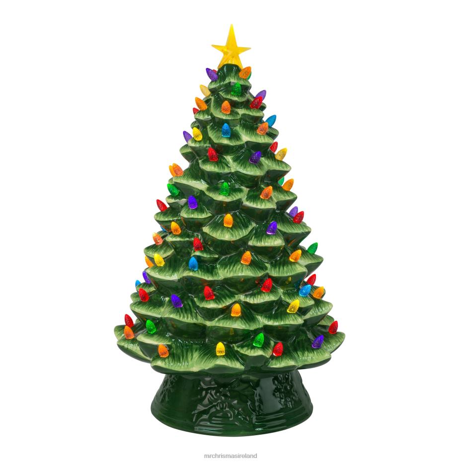 Mr. Christmas Decoration 18" Nostalgic Ceramic Tree-Green 000XL232