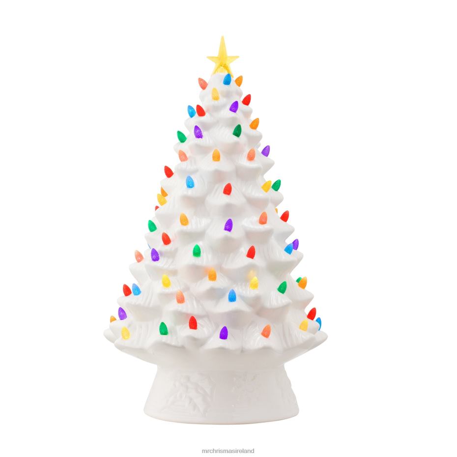 Mr. Christmas Decoration 18" Nostalgic Ceramic Tree-White 000XL237