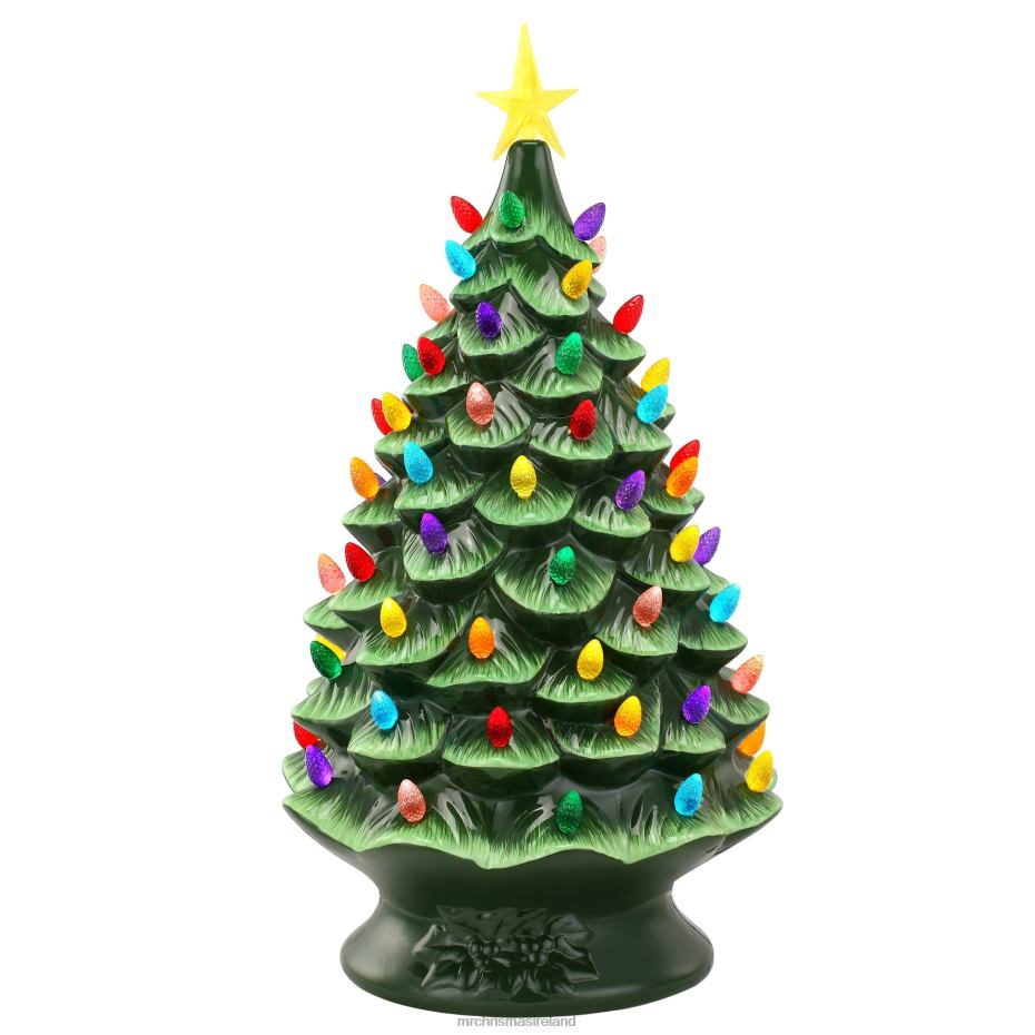 Mr. Christmas Decoration 24" Nostalgic Ceramic Tree-Green 000XL233