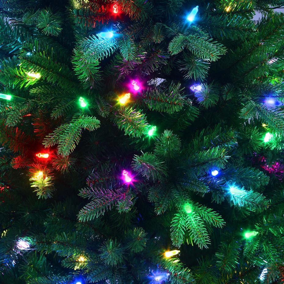 Mr. Christmas Decoration 5' Green LED 55-Function Tree with Alexa 000XL22