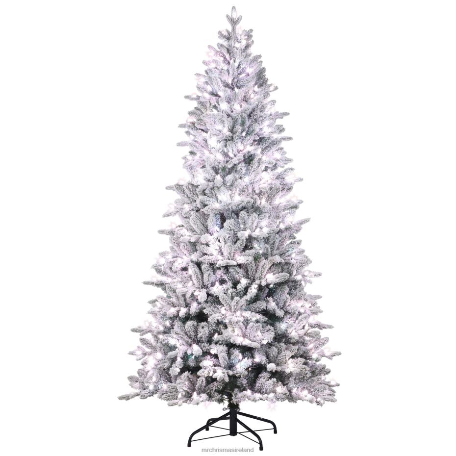 Mr. Christmas Decoration 6.5' Flocked LED 55-Function Tree with Alexa 000XL23