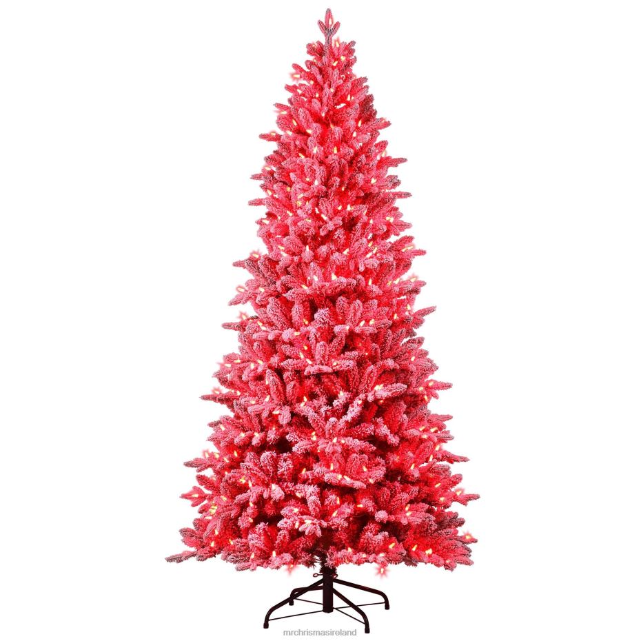 Mr. Christmas Decoration 6.5' Flocked LED 55-Function Tree with Alexa 000XL23