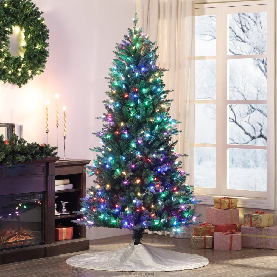 Mr. Christmas Decoration 6.5' Green LED 40-Function Tree with Alexa 000XL19