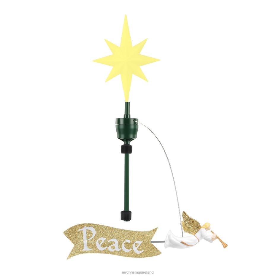 Mr. Christmas Decoration Animated Angel Tree Topper with Banner 000XL265